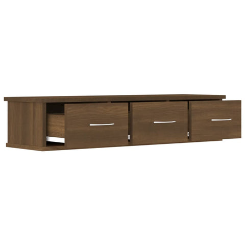 vidaXL Wall Cabinet Brown Oak 88x26x18.5 cm Engineered Wood