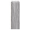 vidaXL Bookshelf Grey Sonoma 60x24x76 cm Engineered Wood