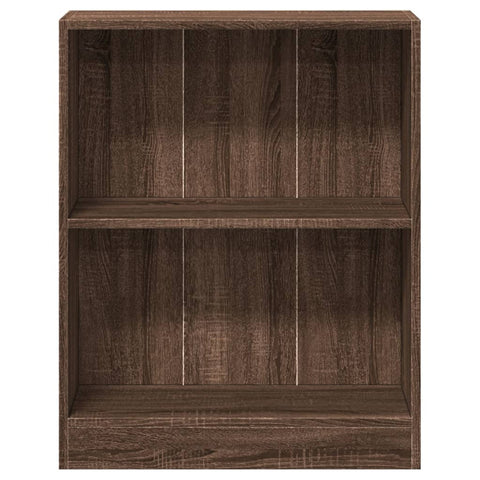 vidaXL Bookshelf Brown Oak 60x24x76 cm Engineered Wood
