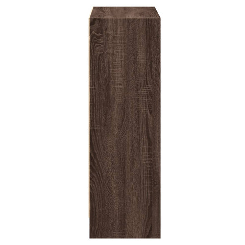 vidaXL Bookshelf Brown Oak 60x24x76 cm Engineered Wood