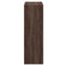 vidaXL Bookshelf Brown Oak 60x24x76 cm Engineered Wood