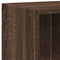 vidaXL Bookshelf Brown Oak 60x24x76 cm Engineered Wood