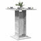 vidaXL Bistro Table Grey Sonoma 60x60x75 cm Engineered Wood