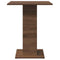 vidaXL Bistro Table Brown Oak 60x60x75 cm Engineered Wood
