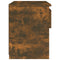 vidaXL Bedside Cabinet Smoked Oak 40x30x39 cm Engineered Wood