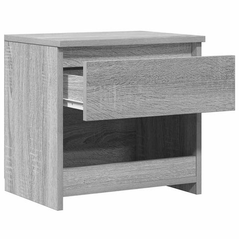 vidaXL Bedside Cabinet Grey Sonoma 40x30x39 cm Engineered Wood