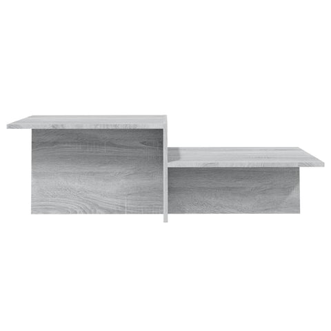 vidaXL Coffee Table Grey Sonoma 111.5x50x33 cm Engineered Wood