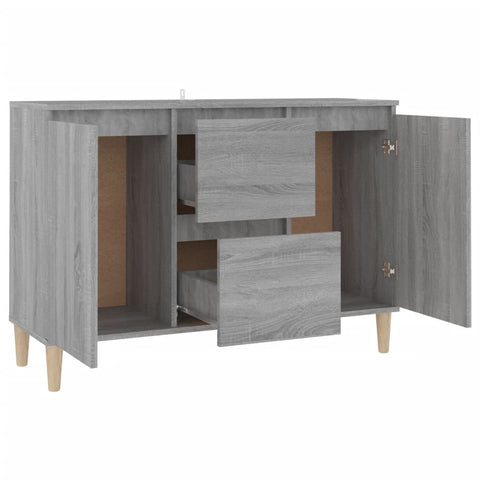 vidaXL Sideboard Grey Sonoma 103.5x35x70 cm Engineered Wood
