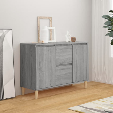 vidaXL Sideboard Grey Sonoma 103.5x35x70 cm Engineered Wood