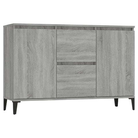 vidaXL Sideboard Grey Sonoma 104x35x70 cm Engineered Wood