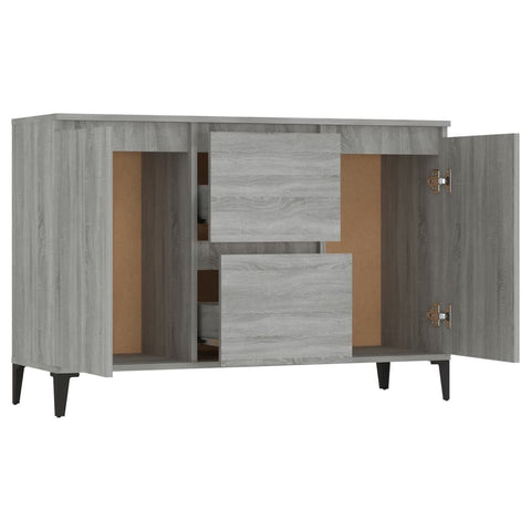 vidaXL Sideboard Grey Sonoma 104x35x70 cm Engineered Wood