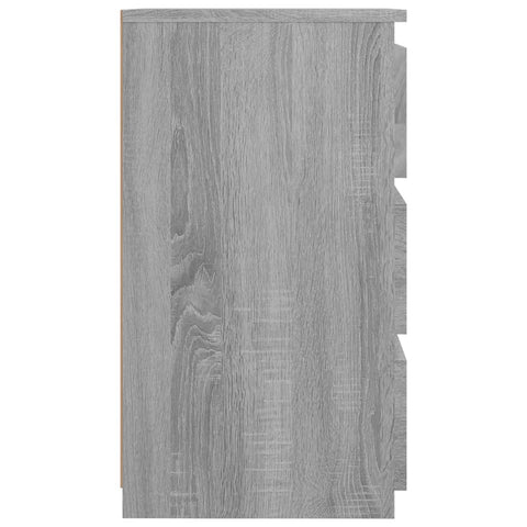 vidaXL Bed Cabinets 2 pcs Grey Sonoma 40x35x62.5 cm Engineered Wood