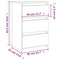 vidaXL Bed Cabinets 2 pcs Grey Sonoma 40x35x62.5 cm Engineered Wood