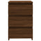 vidaXL Bed Cabinet Brown Oak 40x35x62.5 cm Engineered Wood