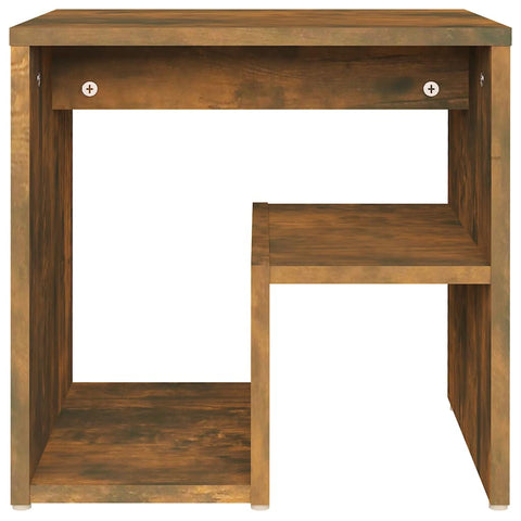 vidaXL Bed Cabinets 2 pcs Smoked Oak 40x30x40 cm Engineered Wood