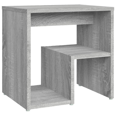 vidaXL Bed Cabinet Grey Sonoma 40x30x40 cm Engineered Wood