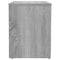vidaXL Bed Cabinet Grey Sonoma 40x30x40 cm Engineered Wood