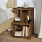 vidaXL Bedside Cabinets 2 pcs Smoked Oak 35x35x55 cm Engineered Wood