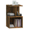 vidaXL Bedside Cabinets 2 pcs Smoked Oak 35x35x55 cm Engineered Wood