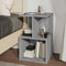 vidaXL Bedside Cabinet Grey Sonoma 35x35x55 cm Engineered Wood