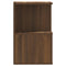 vidaXL Bedside Cabinet Brown Oak 35x35x55 cm Engineered Wood