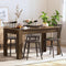 vidaXL Dining Table Brown Oak 140x74.5x76 cm Engineered Wood