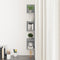 vidaXL Wall Corner Shelf Grey Sonoma 20x20x127.5 cm Engineered Wood