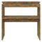 vidaXL Console Table Smoked Oak 80x30x80 cm Engineered Wood