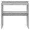 vidaXL Console Table Grey Sonoma 80x30x80 cm Engineered Wood