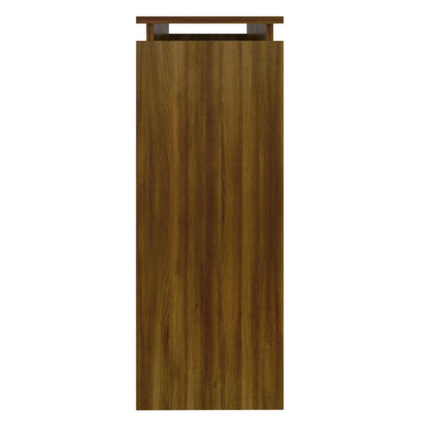 vidaXL Console Table Brown Oak 102x30x80 cm Engineered Wood