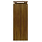 vidaXL Console Table Brown Oak 102x30x80 cm Engineered Wood