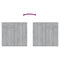 vidaXL Sideboard Grey Sonoma 80x36x75 cm Engineered Wood