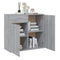 vidaXL Sideboard Grey Sonoma 80x36x75 cm Engineered Wood