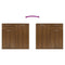 vidaXL Sideboard Brown Oak 80x36x75 cm Engineered Wood