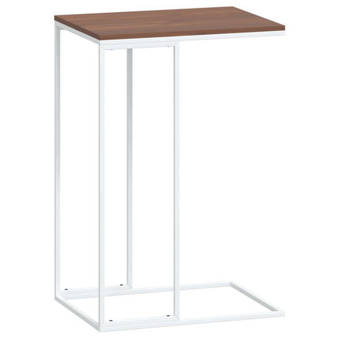 vidaXL Side Table White 40x30x59 cm Engineered Wood