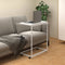 vidaXL Side Table with Wheels White 55x35x70 cm Engineered Wood