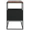 vidaXL Side Table Black 55x36x59.5 cm Engineered Wood