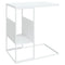 vidaXL Side Table White 55x36x59.5 cm Engineered Wood