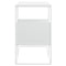 vidaXL Side Table White 55x36x59.5 cm Engineered Wood