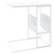 vidaXL Side Table White 55x36x59.5 cm Engineered Wood