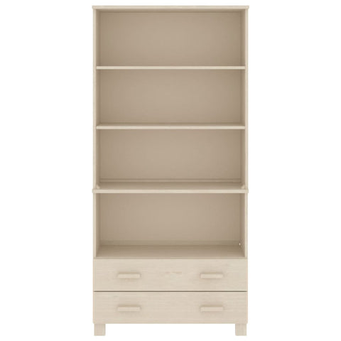 vidaXL Highboard HAMAR Solid Wood Pine Honey Brown