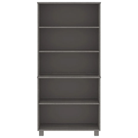 vidaXL Highboard HAMAR Solid Wood Pine Light Grey