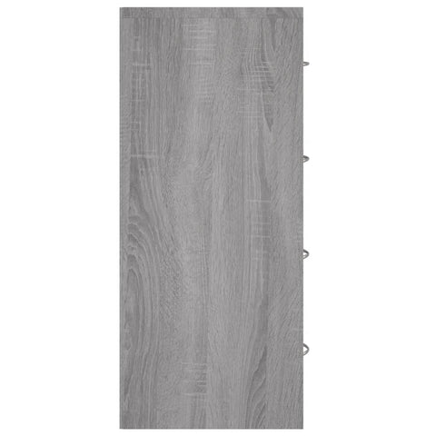 vidaXL Sideboard with 4 Drawers 60x30.5x71 cm Grey Sonoma