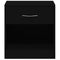 vidaXL Bedside Cabinets 2 pcs with Drawer Black