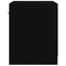 vidaXL Bedside Cabinets 2 pcs with Drawer Black