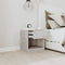 vidaXL Bedside Cabinets 2 pcs with Drawer Concrete Grey
