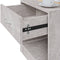vidaXL Bedside Cabinets 2 pcs with Drawer Concrete Grey