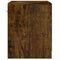 vidaXL Bedside Cabinets 2 pcs with Drawer Smoked Oak