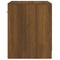 vidaXL Bedside Cabinets 2 pcs with Drawer Brown Oak