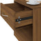 vidaXL Bedside Cabinets 2 pcs with Drawer Brown Oak